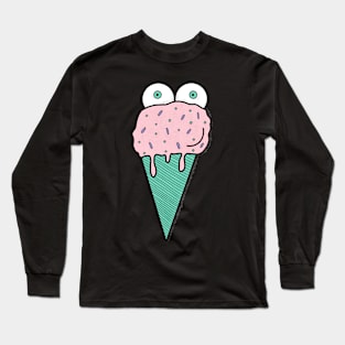 Bob the Ice Cream Cone Long Sleeve T-Shirt